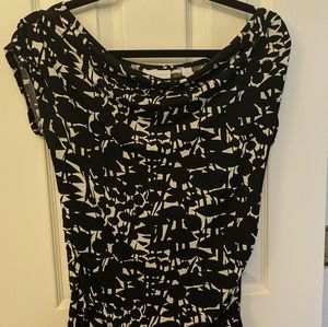 New York & Company, small, black floral